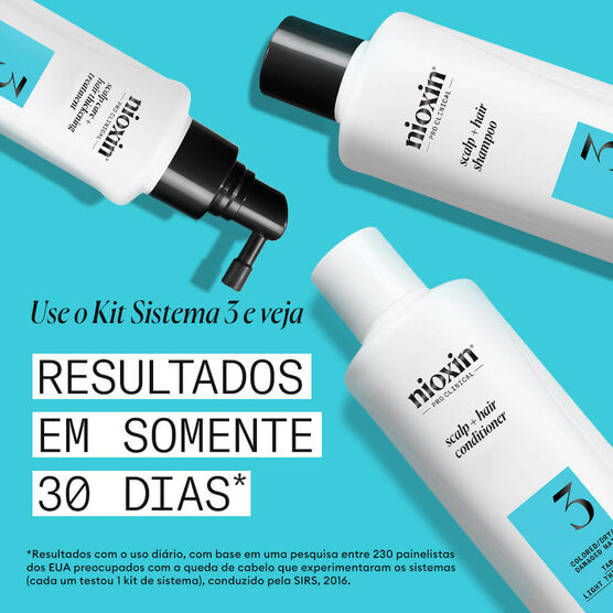 Kit Sistema 3 Espessamento para Cabelos Coloridos e Secos Nioxin